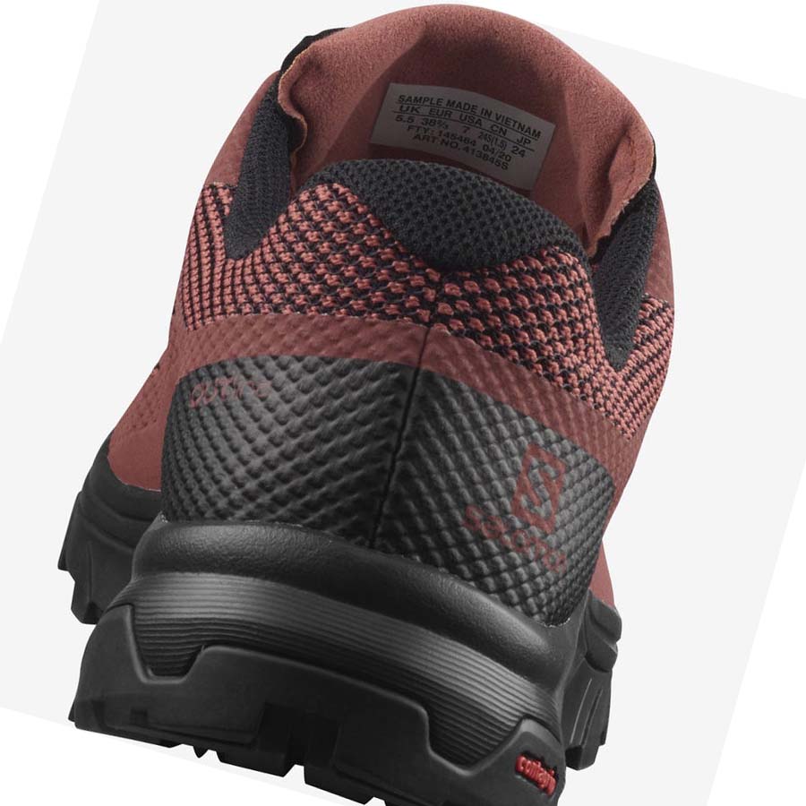 Tenis Senderismo Salomon WoOUTLINE GORE-TEX Mujer Rojos | MX 2795SGL